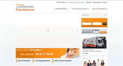 Desktop Screenshot of fr-formations.com